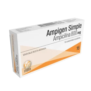 Ampigen Comprimidos 500 mg - Blister x 8 un Estuche x 16 un