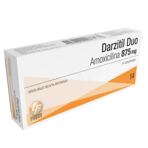 Darzitil Duo Comprimidos 875 mg - Blister x 7 un Estuche x 14 un