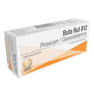 Butarut B12 Comprimidos 20 + 0,5 mg - Blister x 10 un Estuche x 20 un