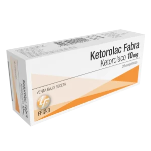 Ketorolac Comprimidos 10 mg - Blister x 10 un Estuche x 20 un