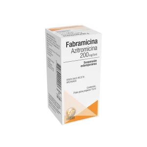 Fabramicina Polvo para Suspensión Oral 200 mg / 5ml - Frasco x 15 ml Estuche x 1 un
