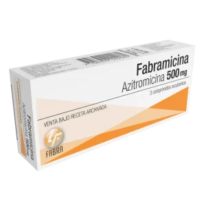 Fabramicina Comprimidos 500 mg - Blister x 3 un Estuche x 3 un