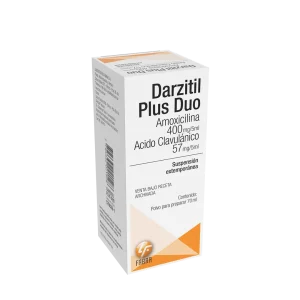 Darzitil Plus Duo Polvo para Suspensión Oral 400 + 57 mg / 5ml - Frasco x 70 ml Estuche x 1 un
