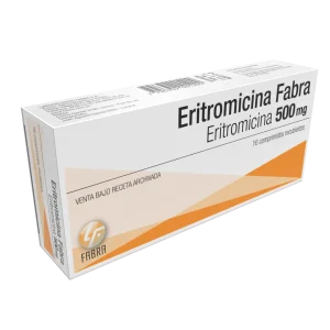 Eritromicina Comprimidos 500 mg - Blister x 8 un Estuche x 16 un