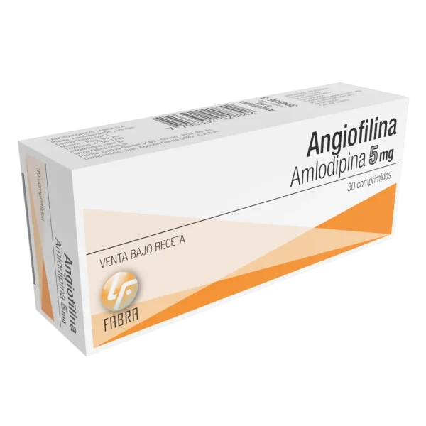 Angiofilina Comprimidos 5 mg - Blister x 10 un Estuche x 30 un